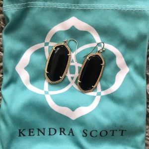 Kendra Scott black Elle earrings